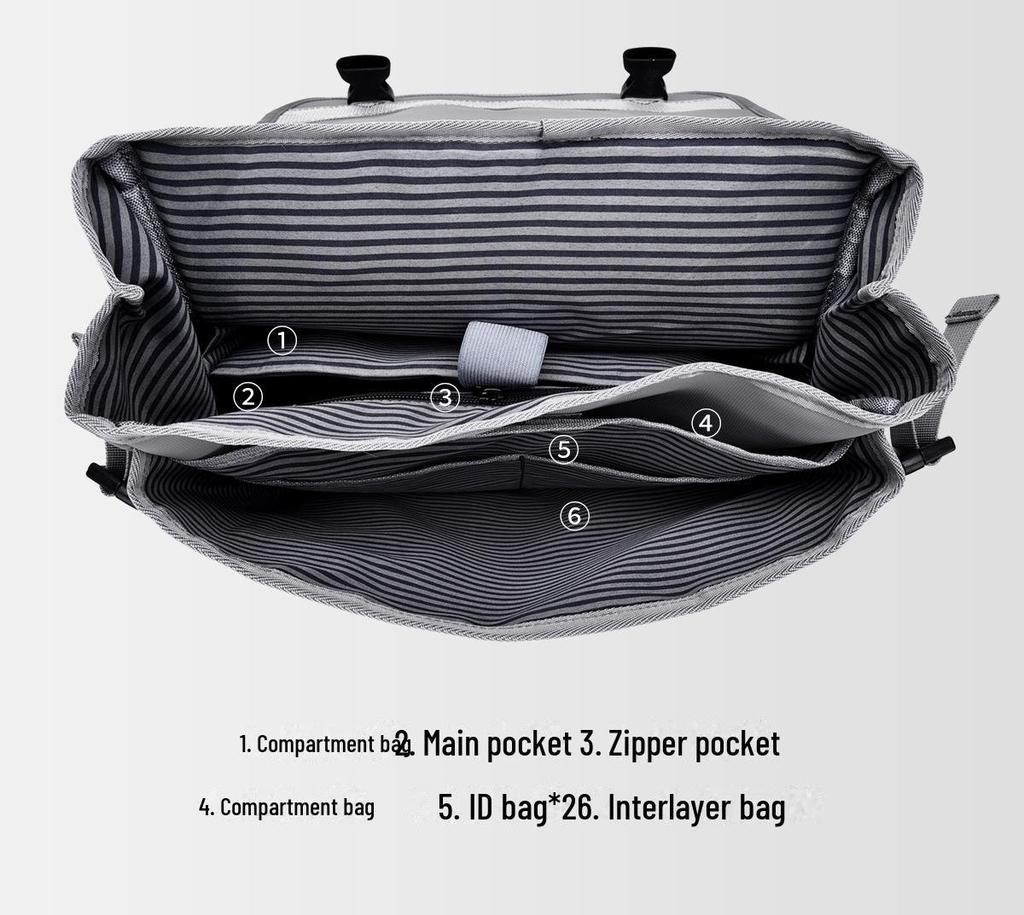 High-Capacity Reflective Casual Backpack with Multifunctional Design