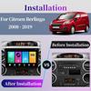 Car Radio Stereo Android 10 CarPlay For Citroen Berlingo 2 B9 Peugeot Partner 2008-2025 Multimedia Video Player GPS Autoradio HU