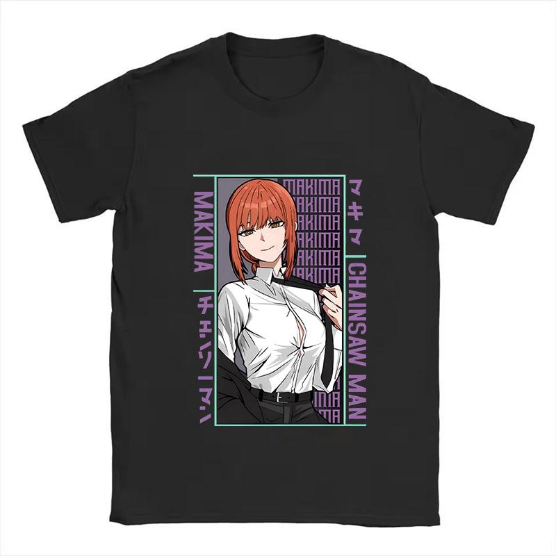 Anime Chainsaw Man Pochita Poster Printed Tshirt Mens and Womens Tshirt Mens Top Sports Tshirt Mens Tshirt Harajuku Tee