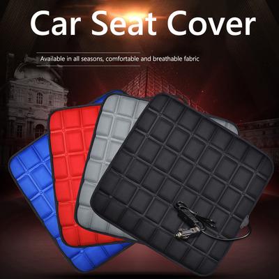 1/2PCS Universal 12V Car Seat Heated Cover 3 Gear Adjustable Temperature Car Seat Heater USB Winter Car Seat Heating Pad