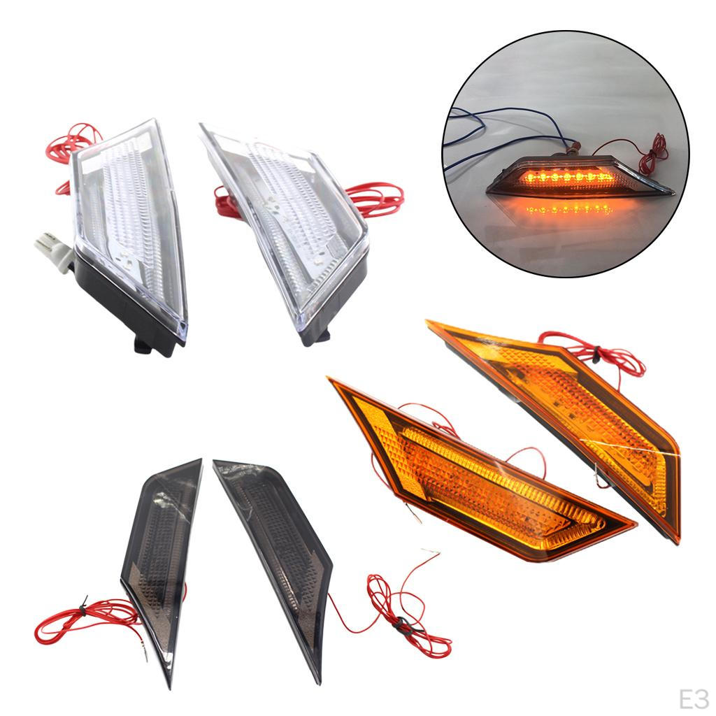 LED Lamp Sequential Lamps Indicator Side Marker Lights for 16-18, Easy To Install