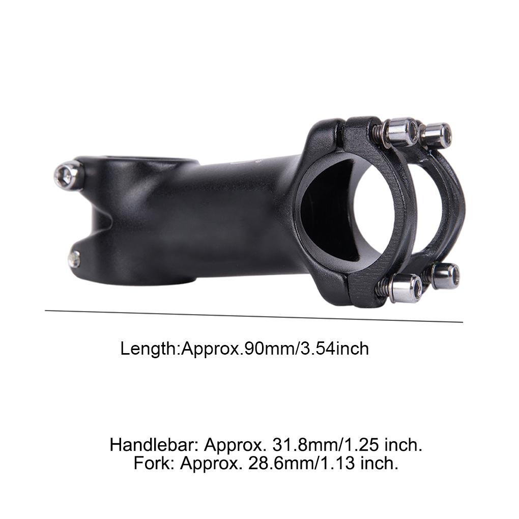 Hastes de Bicicleta de Estrada de Montanha Ultraleves Haste de Bicicleta 31.8* 60 -100mm