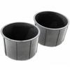 2x Rear Console Cup Holder Rubber ert Liner 9L3Z1513562B For Ford F150 09-14