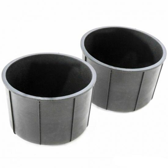 2x Rear Console Cup Holder Rubber ert Liner 9L3Z1513562B For Ford F150 09-14