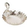 Metal Fruit Bowl Vintage Exquisite Peacock Shape Decorative   Plate for Snacks Nuts Dried Fruits