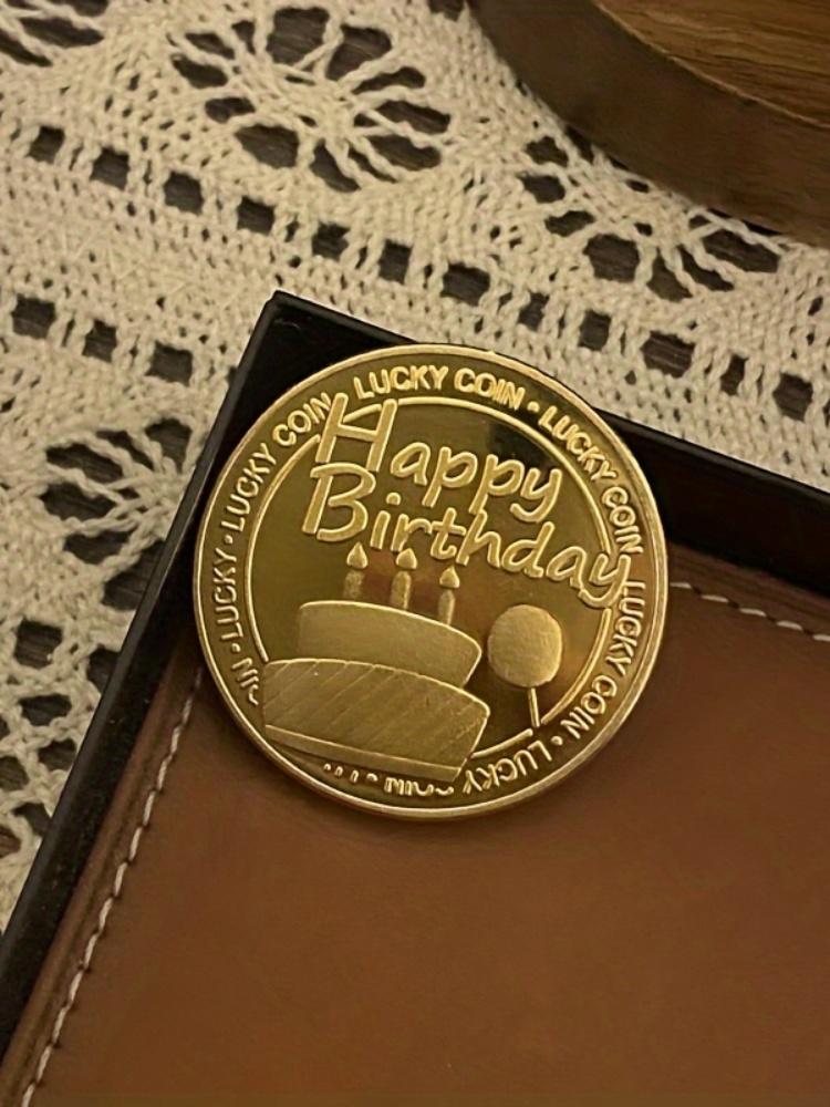 1pc Commemorative Medal, Festival Celebration, Lucky Coin, Happy Birthday Commemoration