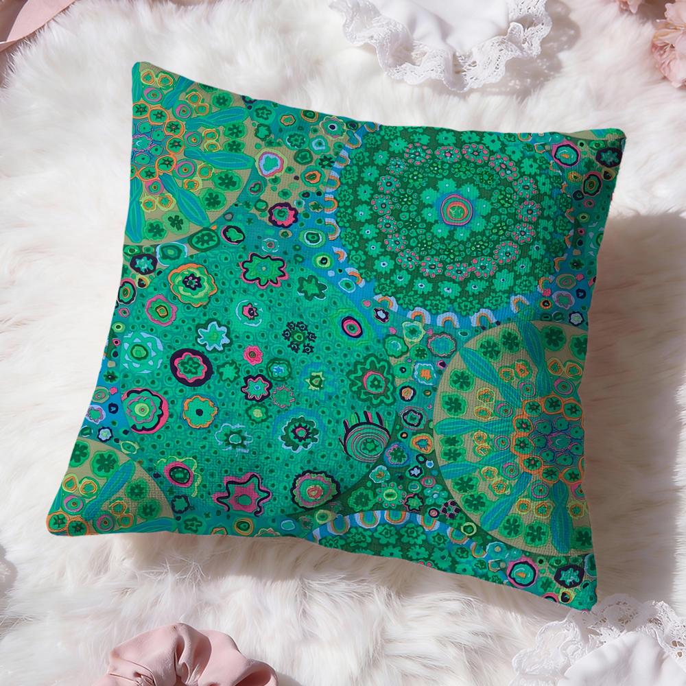Federa Cuscino Paesaggio Comfort Premium Reversibile Design Due in Uno per Qualsiasi Stanza Interno Auto