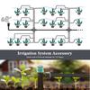 13cm Bubbler Sprinkler W/ Stake 1/4″ Quick Connect Adjustable Dripper Garden Irrigation Lawn Large Area Plants Watering 0-80L/H