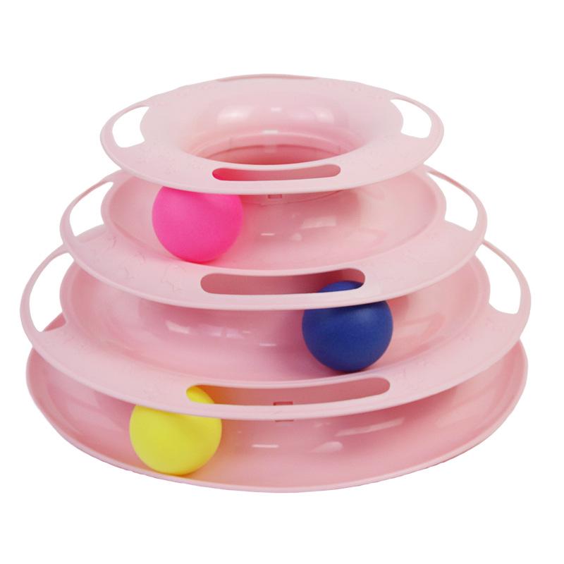 Three-Layer Track Cat Turntable: Educational Self-Entertainment Decompression Toy