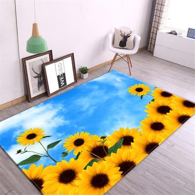 Gelbe Sonnenblume Mädchen Zimmer Teppich Nordic Nette Floral Teppich Schlafzimmer Nachttisch Matte Dekoration Zimmer Küche Boden Matte Balkon Teppich