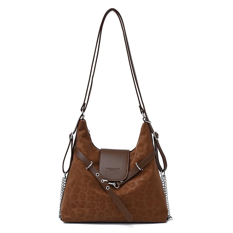 Retro large-capacity commuter underarm bag women's 2025 new autumn backpack fashionable high-value tote bag