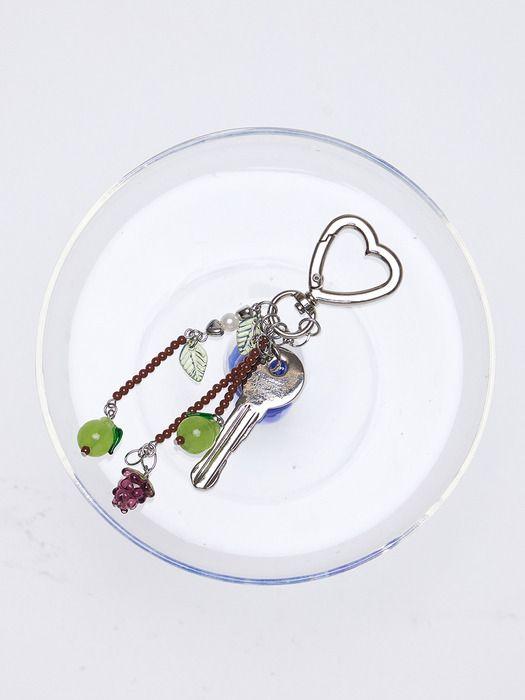 Melly&Rose Früchte Schlüsselanhänger(307684)_SILBER