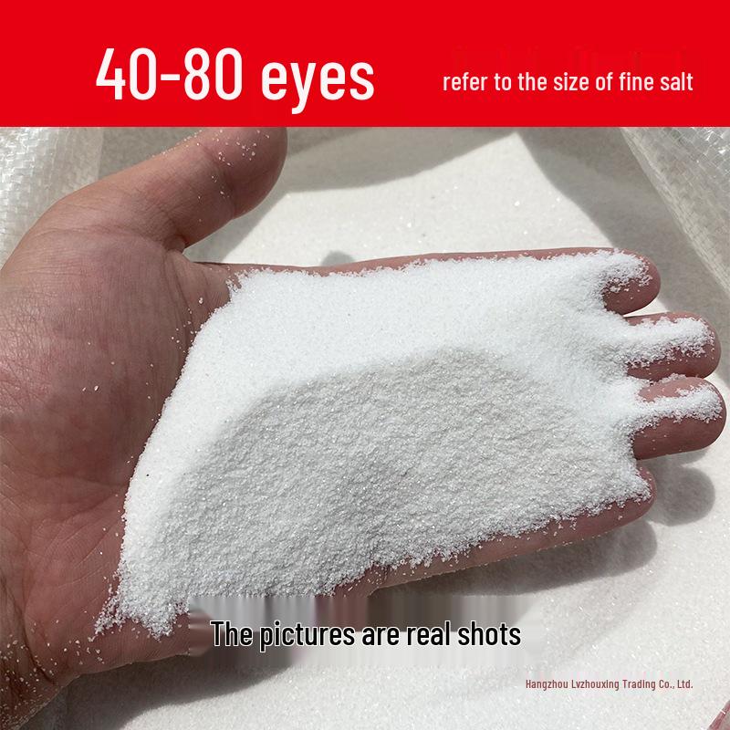 Natural White Quartz Sand for Fish Tanks, Landscaping, Quicksand Waterfalls, Smoke Extinguishers, and Acrylic Paintings