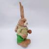 45CM Medium Woven Reed Rabbit Handmade Forest Style Folk Home Decoration Souvenir