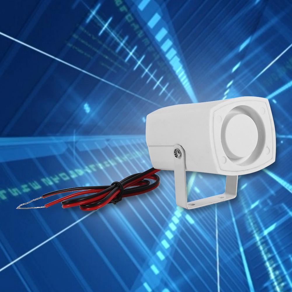 Wired Mini Horn Siren Loud Home Vehicle Security Sound Alarm System With Support 110dB DC 12V