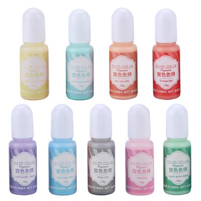 9 kolorów 10g żywica epoksydowa UV barwnik barwnik barwnik pigment DIY rękodzieło artystyczne (#ZA)