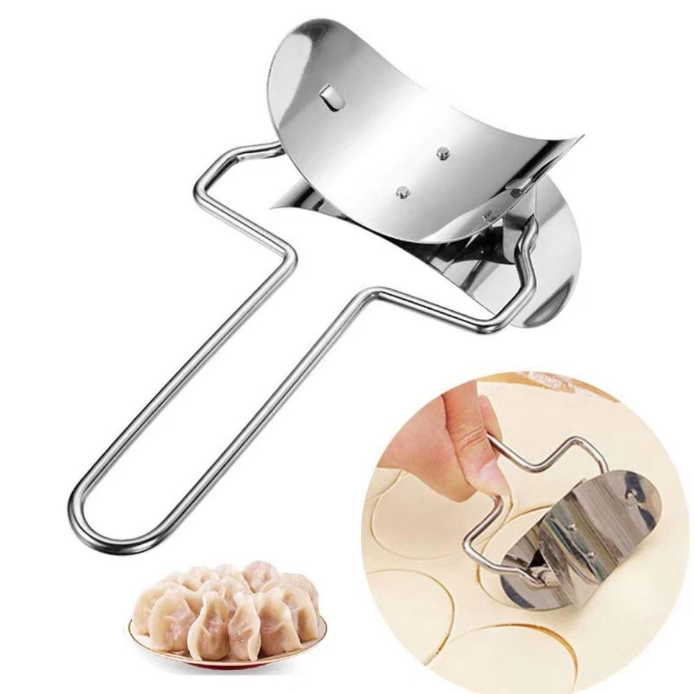 Durable Stainless Steel Dough Press Practical Dough Cutter Multi-Functional Dumpling Maker Home