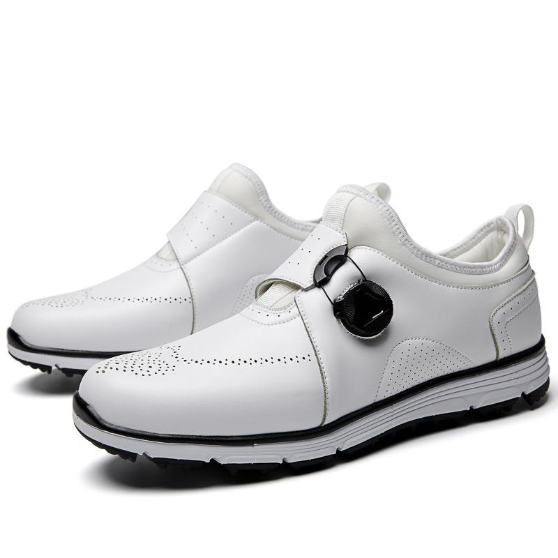 High-top Mens Rotating Buckle Sneakers With Sports Shoes Side Anti-slip Wear-resistant Shock-absorbing Casual Shoes