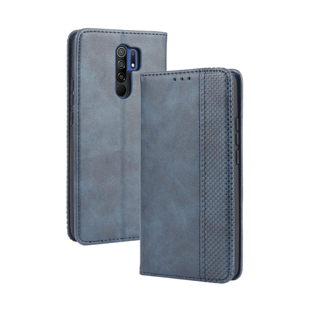 For Xiaomi Redmi 9 Case Flip Book Leather Cover for Xiaomi Redmi Note 9 9A 9C Wallet Phone Cases Retro Magnetic Flip Cover Funda