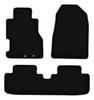 BASIC Black Velour Floor Mats For: Honda Civic VII 3-door Hatchback, Coupe (2001-2005)