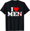 Ich liebe Männer ohne das N Hemd Herz Männer mit durchgestrichenem N T-Shirt Unisex T-Shirt
