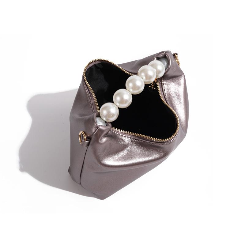 2025 Damen Perlen Handtasche: High-End Mini-Ketten-Schulter- und Crossbody-Tasche