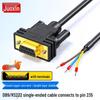 JUXIN DB9 RS232 Serial Terminal Cable