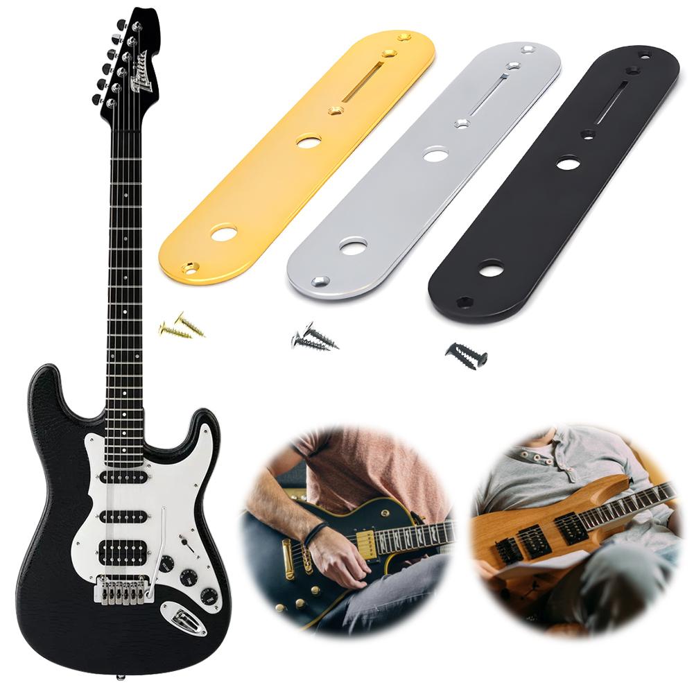 Guitar Parts Metal Electric Guitar Control Plate with Screws for Fender Telecaster Tele Guitar