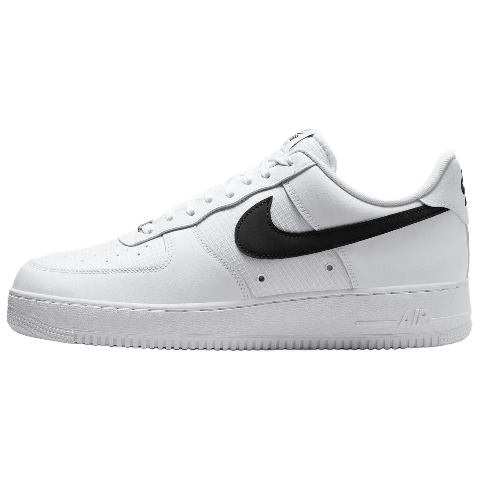 

Nike Air Force 1 Tech Comfortable Fit Low Top Sneakers Unisex sneakers White Black IR0952-100 41