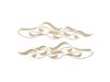 Cutting Sticker Fire Pinstripe Gold 18cm