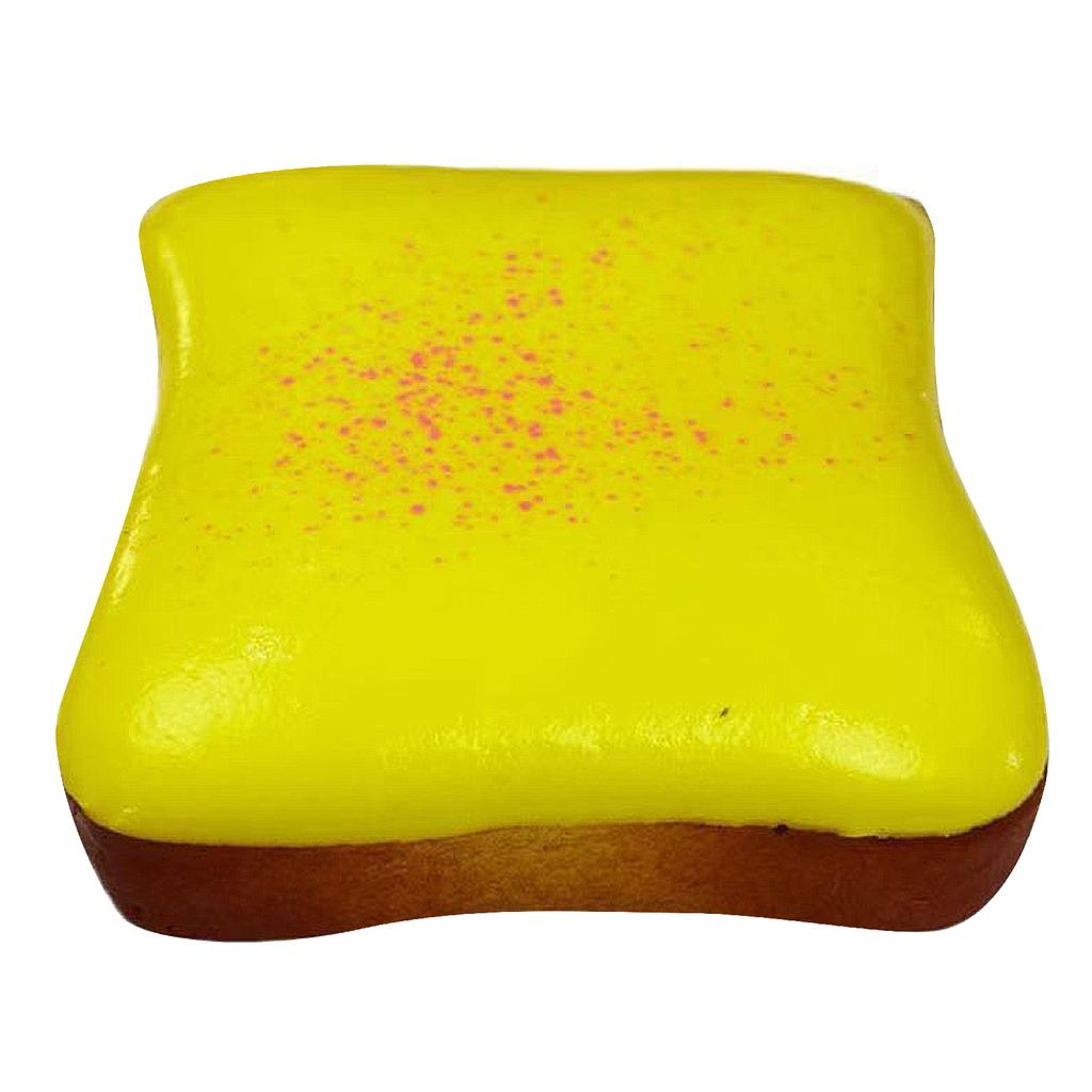 Bread Shape Squishes Soft Slow Rising Toy Realistic Toast-Shaped Squeeze Toy Fun Kawaii Desk Accessory for Adults & Teens