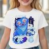 2026 Summer Hot Children Clothes Girl Boy KPop Demon Hunters Movie Print T Shirts Print Kids T-shirt Tops