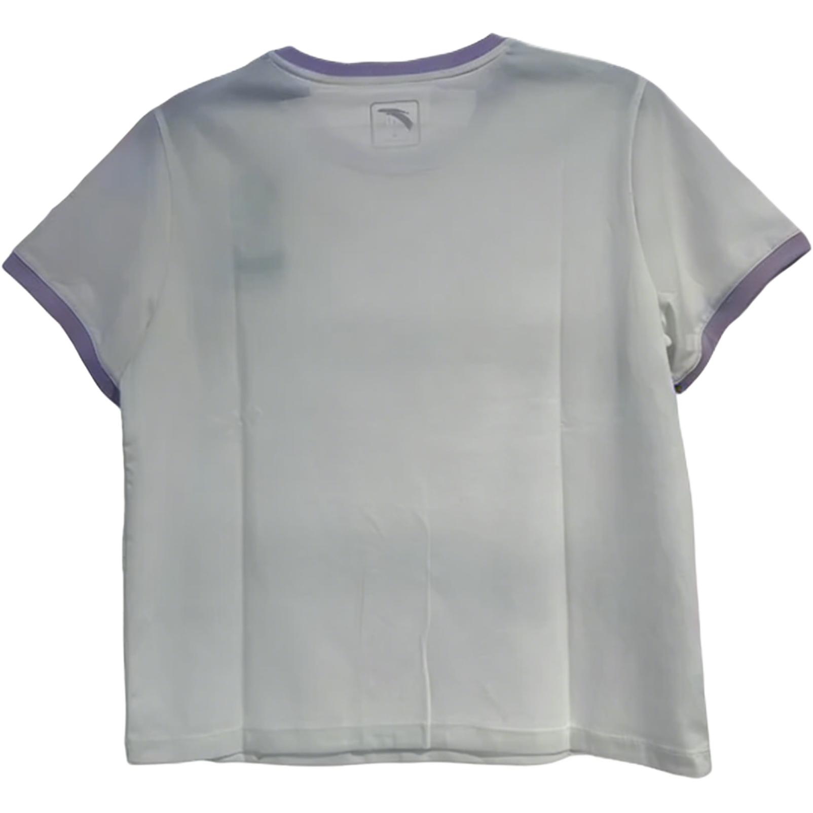 

Anta Color Block Striped Minimalist T-Shirt Women tops 162627135-1 S