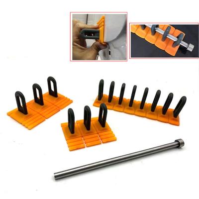 Paintless Glue Puller Tabs Dent Car Repair Tool Vehicle Dent Removal Repairing Tool Set Orange Dent Puller Kit