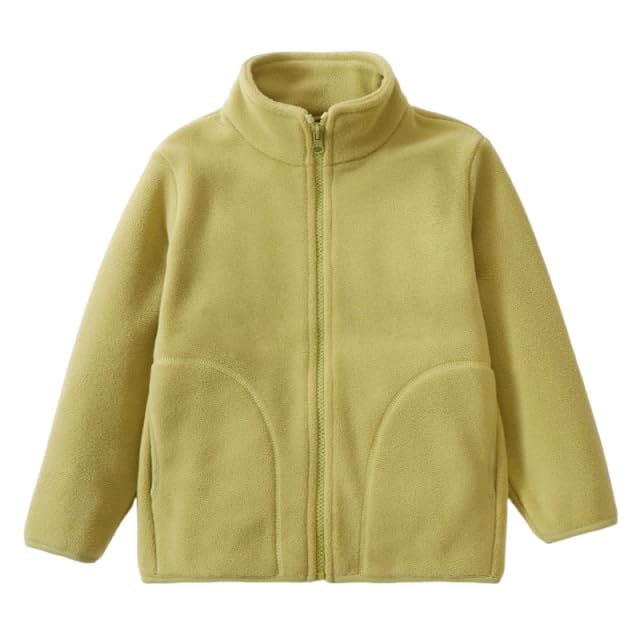 Kayiyasu Boys and Sizes 110 Kids' Jacket, Girls' Outerwear, Fluffy, Autumn, Spring, Winter, School, Kindergarten, 100-160 (Size Green)