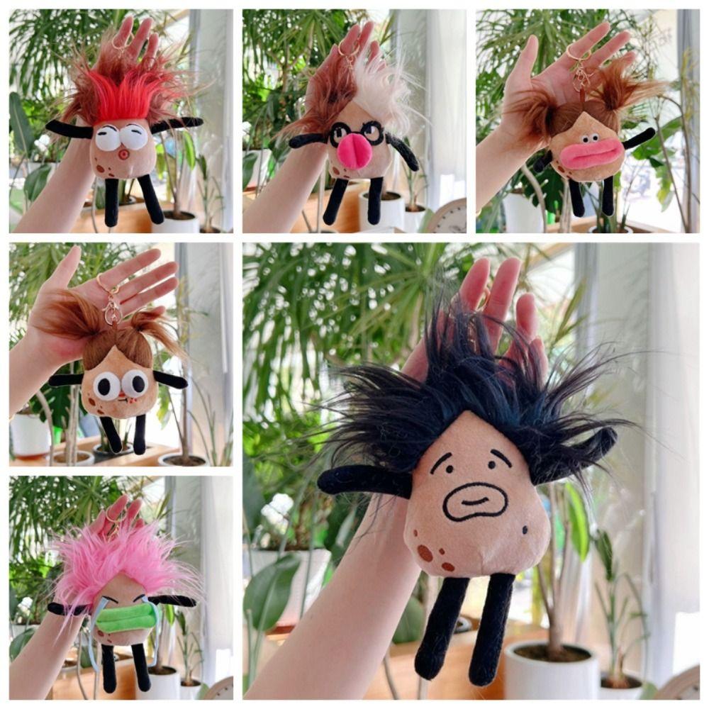 

Коричневый картофель, картофель, семейный брелок для куклы, жареный картофель, плюшевый брелок, плюшевый брелок для девочек и женщин