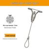 Adjustable Safety Hanging Kit: Rope, Buckle & Acrylic Board Line