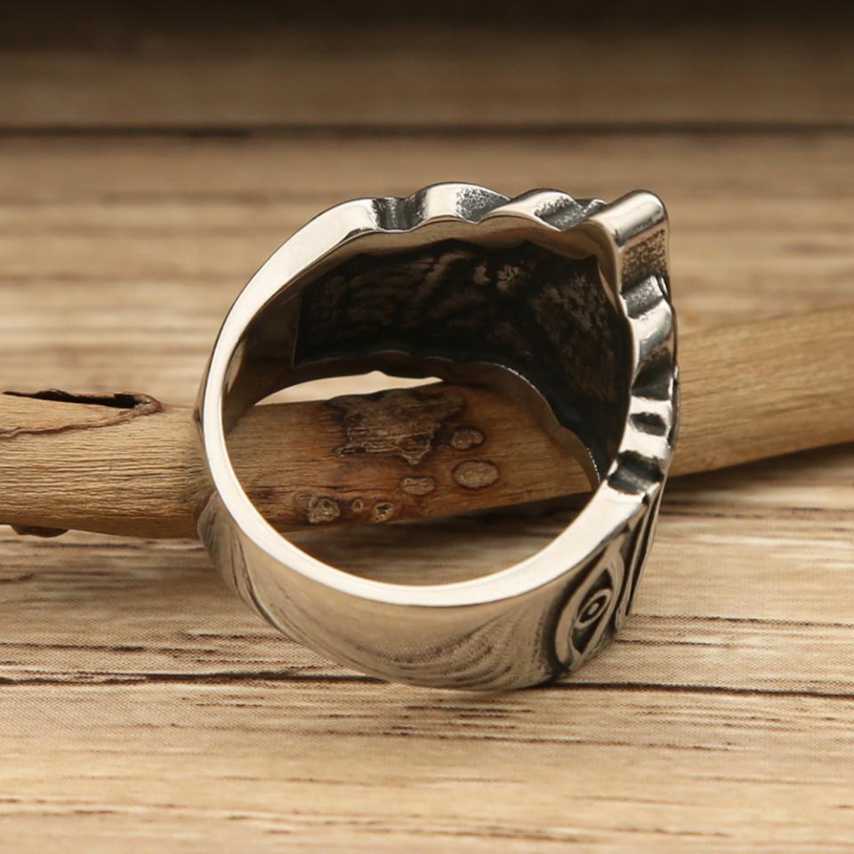 Vintage Stainless Steel Masonic Letter Ring for Men Women Fashion Free Mason Masonic G Rings Amulet Jewelry Gifts Wholesale