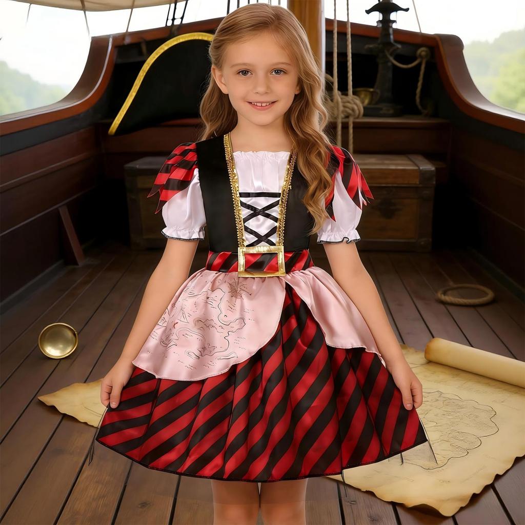 Halloween Pirate Costume Set for Party Performances