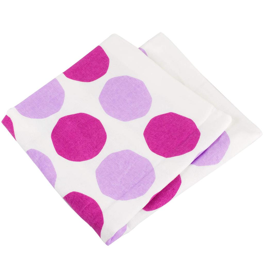 Bloom Gauze Touch Bath Single Senshu Made in Japan Dot Towel, Item, Towel, Quick-Drying, Lightweight, Thin, 100% Cotton, (Candy Purple)