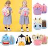 Cute Cartoon Backpack For Baby Boys Girls Children Lovely Plush Schoolbag Kindergarten Primary Student Bookbag Kids Gift