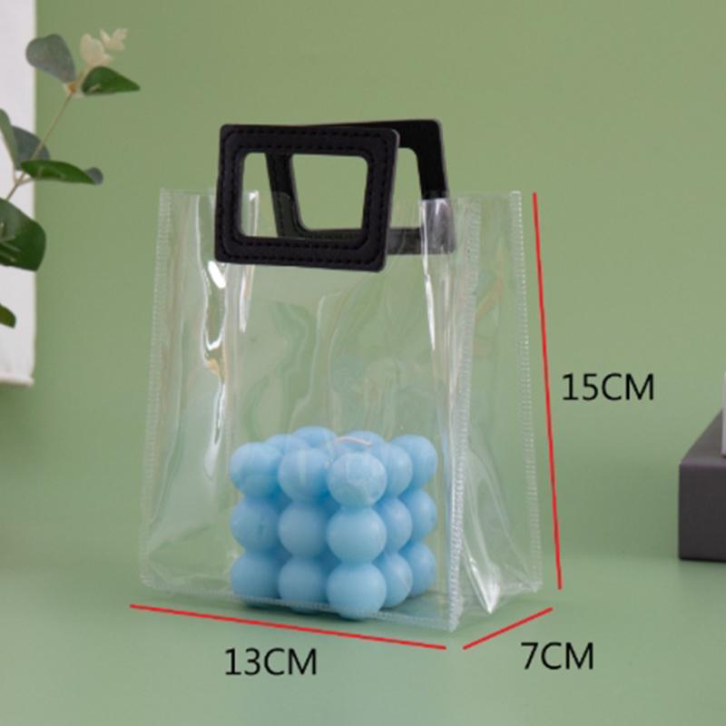 

Прозрачная сумка ПВХ сумка прозрачная сумка для покупок подарочная упаковка для свадьбы, дня рождения, вечеринки косметичка