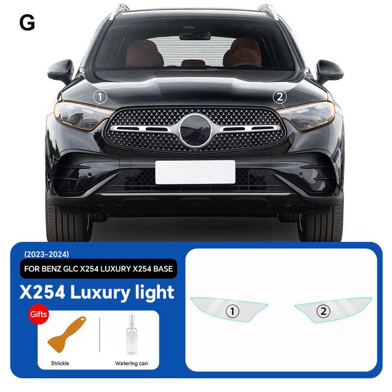 TPU for Mercedes-Benz GLC X254 Luxury X254 Base  2024 Headlights Paint Protection Film Clear Bra PPF Decal Kit Accessories