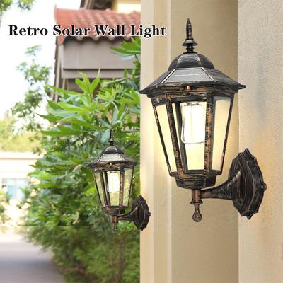 Solar Porch Lights Outdoor Motion Sensor, Exterior Front Porch Security Lamps, Solar Wall Lanterns With 3 Modes