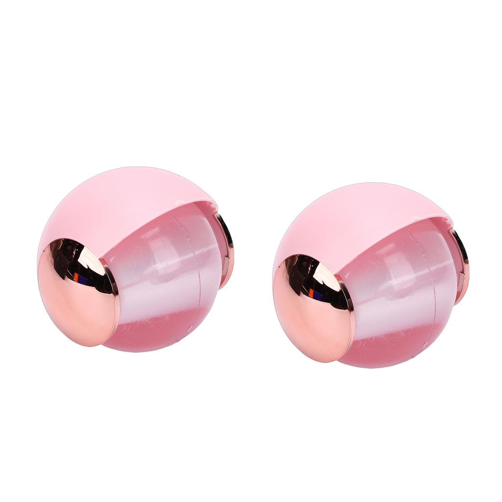 2pcs Portable Lint Roller Washable Reusable Lint Roller Ball for Clothes Sofa Hair Pet Fur Pink Gold