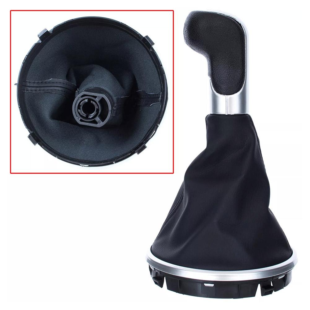 5J0711113F Gear Shift Knob Lever Shifter Handbrake Leather Gaiter Boot Case For Skoda For Fabia MK2 For Roomster