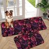 Valentine's Day Kitchen Mat Set: Oil-Proof, Wear & Dirt-Resistant, Easy-to-Clean, Two-Piece Entrance Door Mat