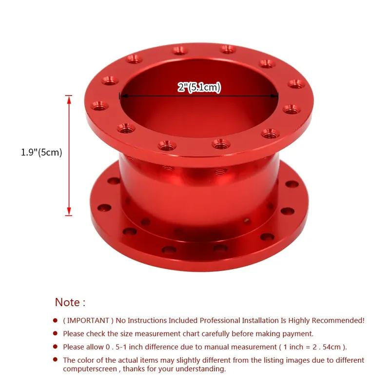 Universal Car Steering Wheel Heightening Device 5CM 12 Holes Steering Wheel Spacer Extension Adaptor Modification Accessories