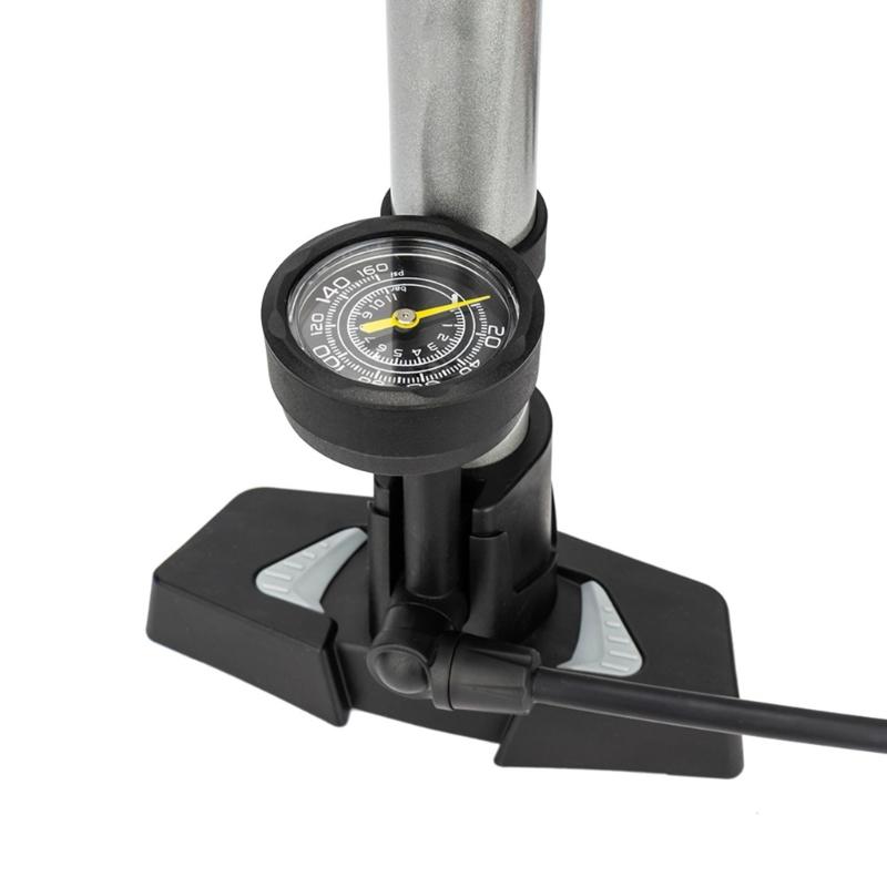 Floor Bicycles Pump 160PSI Highly Pressure Bicycles Tire Pump Tire Inflators Pump with Gauge for Mountain Bicycles