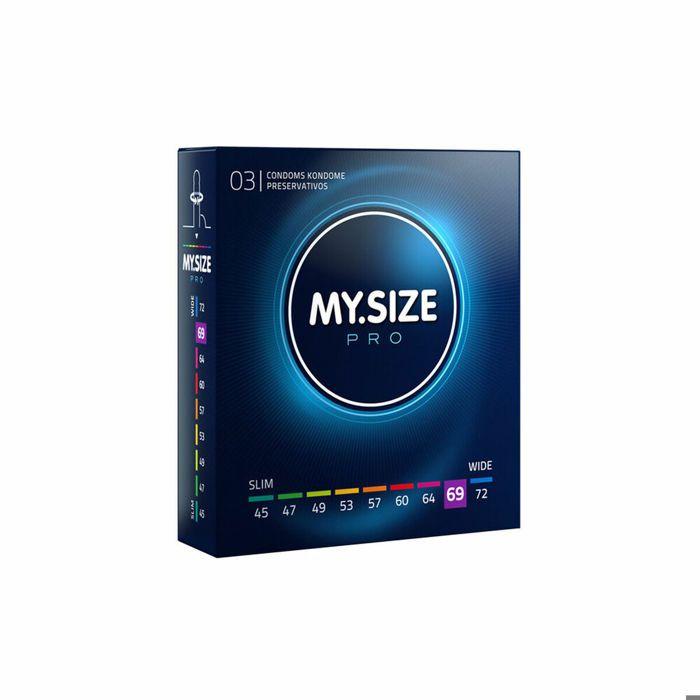 MY.SIZE PRO Préservatifs, Taille 69mm, Lot de 3 unités